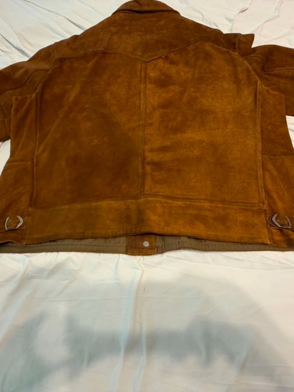 RRL Double RL Ralph Lauren Suede Roughout Alston Leather Jacket Brown 2XL XXL - Picture 7 of 7